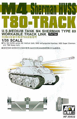 Afv Club - SHERMAN HVSS T80 Afv Club - SHERMAN HVSS T80